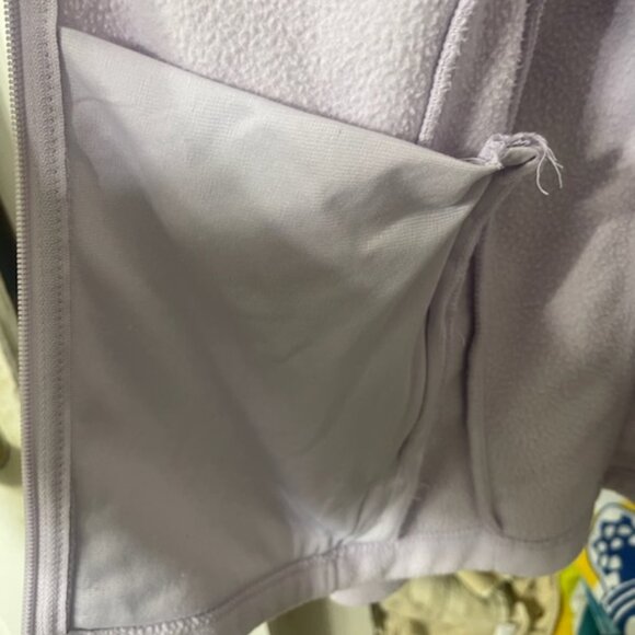 COLUMBIA FLEECE FULL ZIP UP LIGHT VIOLET WOMEN JACKET SIZE MEDIUM - Picture 5 of 7